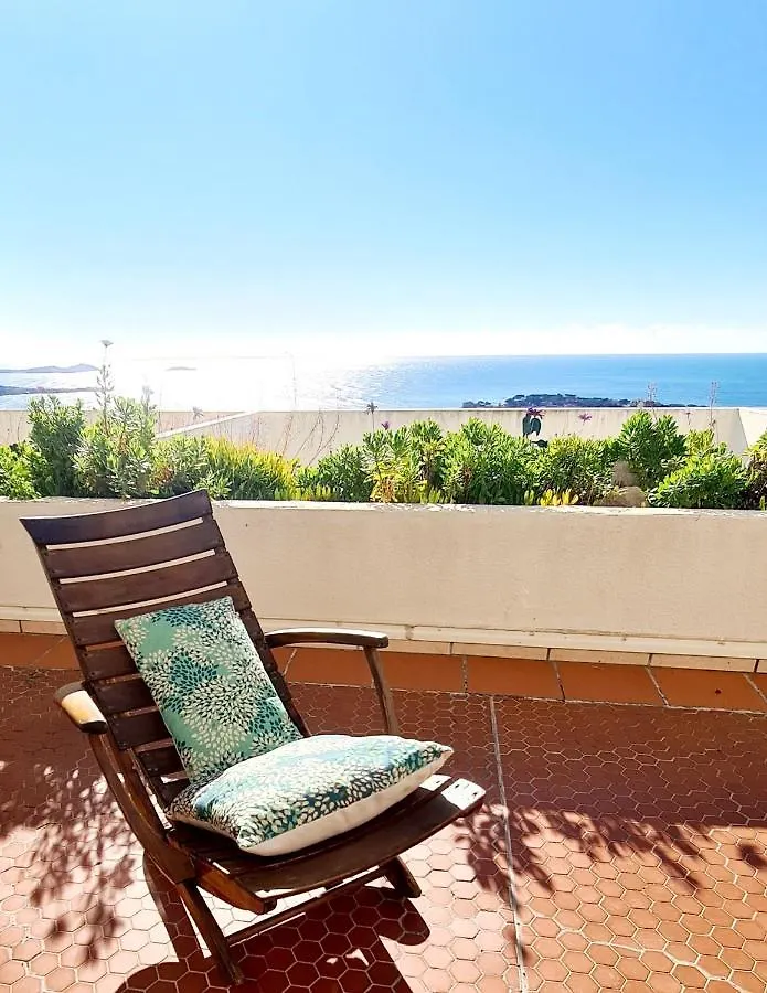 Vue Mer Exceptionnelle - Grande Terrasse Et Piscine Bandol France