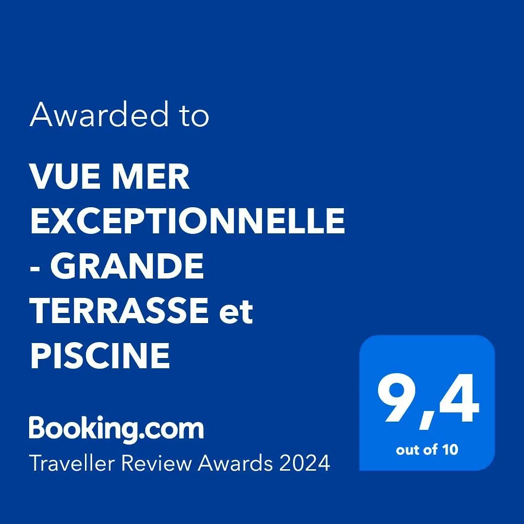 Vue Mer Exceptionnelle - Grande Terrasse Et Piscine Bandol 0*,